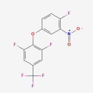 1,3-Difluoro-2-(4-fluoro-3-nitro-phenoxy)-5-(trifluoromethyl)benzene