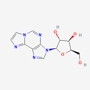 (2R,3R,4R,5R)-2-(hydroxymethyl)-5-imidazo[2,1-f]purin-3-yloxolane-3,4-diol