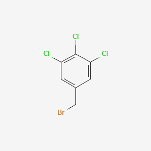 molecular formula C7H4BrCl3 B1529139 5-(Bromomethyl)-1,2,3-trichlorobenzene CAS No. 1261828-98-1