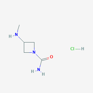 3-(Methylamino)azetidine-1-carboxamide hydrochloride