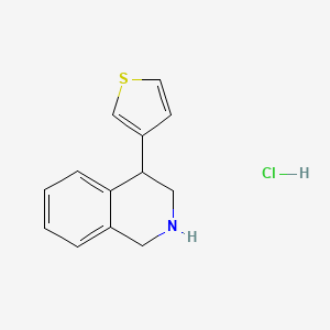 4-(Thiophen-3-yl)-1,2,3,4-tetrahydroisoquinoline hydrochloride