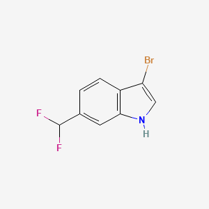 3-Bromo-6-(difluoromethyl)-1H-indole