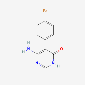 6-Amino-5-(4-bromophenyl)-4(3H)-pyrimidinone