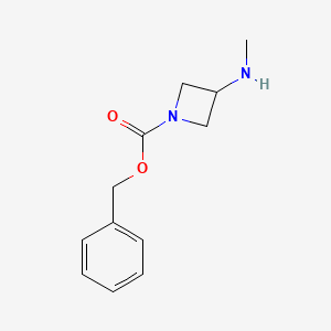 molecular formula C12H16N2O2 B1529154 Benzyl 3-(methylamino)azetidine-1-carboxylate CAS No. 1630907-35-5