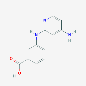 3-((4-Aminopyridin-2-yl)amino)benzoic acid