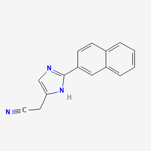 2-(2-Naphthalenyl)-1H-imidazole-5-acetonitrile