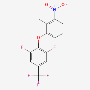 1,3-Difluoro-2-(2-methyl-3-nitro-phenoxy)-5-(trifluoromethyl)benzene