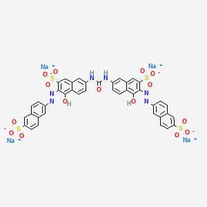 7,7'-(Carbonyldiimino)bis4-hydroxy-3-(6-sulphonato-2-naphthyl)azonaphthalene-2-sulphonate (sodium salt)