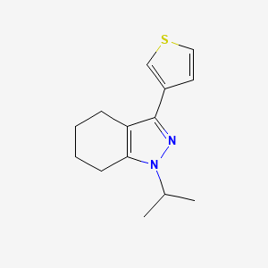 1-isopropyl-3-(thiophen-3-yl)-4,5,6,7-tetrahydro-1H-indazole