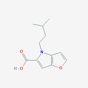 4-isopentyl-4H-furo[3,2-b]pyrrole-5-carboxylic acid