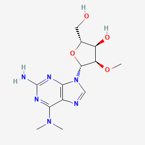 (2R,3R,4R,5R)-5-[2-amino-6-(dimethylamino)purin-9-yl]-2-(hydroxymethyl)-4-methoxyoxolan-3-ol