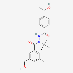 N-(tert-Butyl)-N'-(4-(1-hydroxyethyl)benzoyl)-3-(hydroxymethyl)-5-methylbenzohydrazide