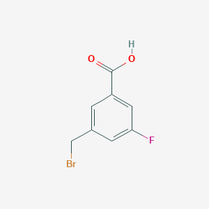 molecular formula C8H6BrFO2 B1529170 3-(溴甲基)-5-氟苯甲酸 CAS No. 1379351-68-4