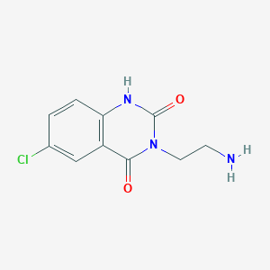 3-(2-aminoethyl)-6-chloroquinazoline-2,4(1H,3H)-dione
