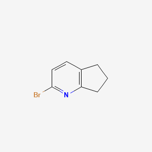 molecular formula C8H8BrN B1529178 2-溴-6,7-二氢-5H-环戊[b]吡啶 CAS No. 1140240-18-1