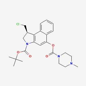 (S)-tert-Butyl 1-(chloromethyl)-5-((4-methylpiperazine-1-carbonyl)oxy)-1H-benzo[e]indole-3(2H)-carboxylate