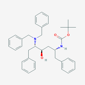 tert-butyl N-[(2R,4R,5S)-5-(dibenzylamino)-4-hydroxy-1,6-diphenylhexan-2-yl]carbamate