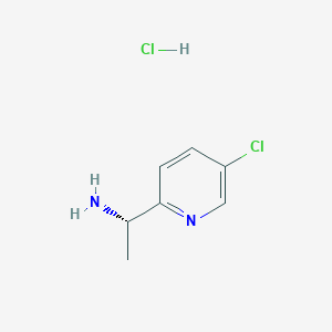 (1S)-1-(5-chloropyridin-2-yl)ethanamine;hydrochloride