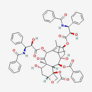 10-O-[(2R,3S)-3-(Benzoylamino)-2-hydroxy-3-phenylpropanoyl]-10-O-deacetylpaclitaxel; Paclitaxel Imp I (EP)