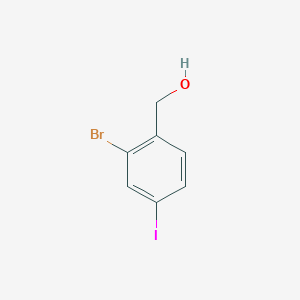 molecular formula C7H6BrIO B1529192 2-Bromo-4-iodobenzyl alcohol CAS No. 1261648-93-4
