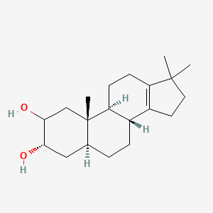 18-Nor-17,17-dimethyl-5a-androst-13-en-2,3a-diol