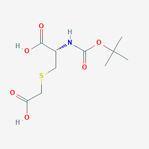 (2S)-3-(Carboxymethylsulfanyl)-2-[(2-methylpropan-2-yl)oxycarbonylamino]propanoic acid