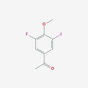 1-(3-Fluoro-5-iodo-4-methoxyphenyl)ethanone