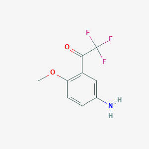 1-(5-Amino-2-methoxyphenyl)-2,2,2-trifluoroethan-1-one