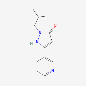 1-isobutyl-3-(pyridin-3-yl)-1H-pyrazol-5-ol