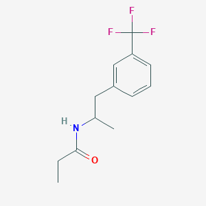 N-(alpha-Methyl-m-trifluoromethylphenethyl)propionamide