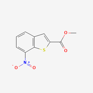 molecular formula C10H7NO4S B1529225 Methyl 7-nitrobenzo[b]thiophene-2-carboxylate CAS No. 34084-89-4