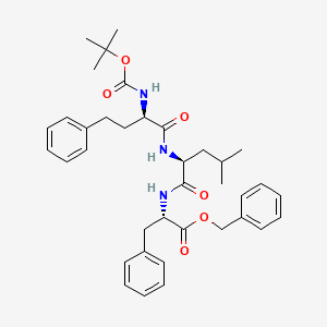 (6R,9S,12S)-Benzyl 12-Benzyl-9-isobutyl-2,2-dimethyl-4,7,10-trioxo-6-phenethyl-3-oxa-5,8,11-triazatridecan-13-oate (SM1-A)