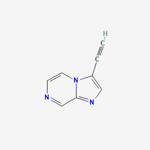 molecular formula C8H5N3 B1529227 3-Ethynyl-imidazo[1,2-A]pyrazine CAS No. 943320-47-6