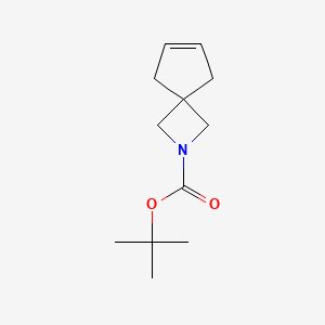 molecular formula C12H19NO2 B1529232 tert-Butyl 2-azaspiro[3.4]oct-6-ene-2-carboxylate CAS No. 1638768-92-9