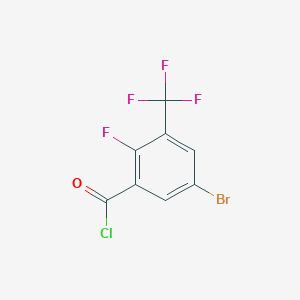 5-Bromo-2-fluoro-3-(trifluoromethyl)benzoyl chloride