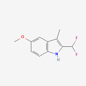 2-(Difluoromethyl)-5-methoxy-3-methyl-1H-indole