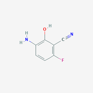 3-Amino-6-fluoro-2-hydroxybenzonitrile