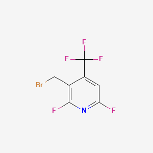 3-(Bromomethyl)-2,6-difluoro-4-(trifluoromethyl)pyridine