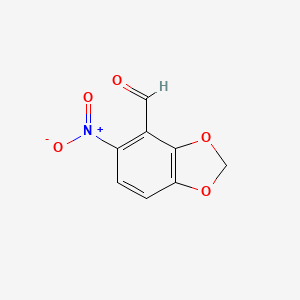 5-Nitro-1,3-benzodioxole-4-carbaldehyde