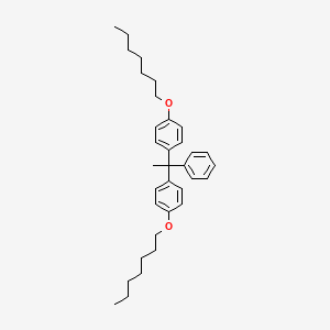 1-(Heptyloxy)-4-(1-(4-(heptyloxy)phenyl)-1-phenylethyl)benzene