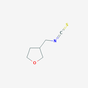 molecular formula C6H9NOS B1529268 3-(Isothiocyanatomethyl)oxolane CAS No. 1341206-58-3