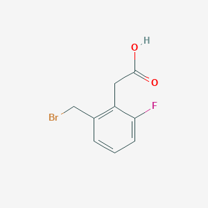 2-(Bromomethyl)-6-fluorophenylacetic acid