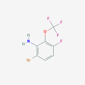 6-Bromo-3-fluoro-2-(trifluoromethoxy)aniline