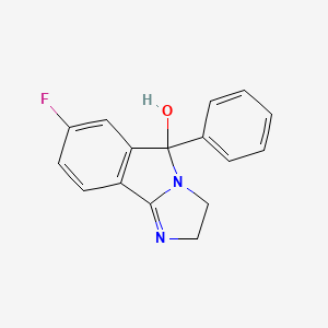 2,3-Dihydro-7-fluoro-5-phenyl-5H-imidazo(2,1-a)isoindol-5-ol