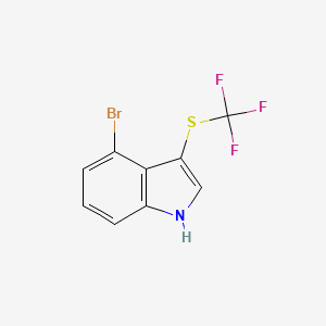 4-Bromo-3-(trifluoromethylthio)indole