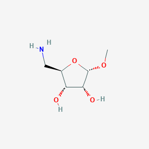 (2R,3S,4R,5S)-2-(Aminomethyl)-5-methoxytetrahydrofuran-3,4-diol