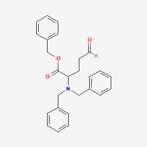 Benzyl 2-(dibenzylamino)-5-oxopentanoate