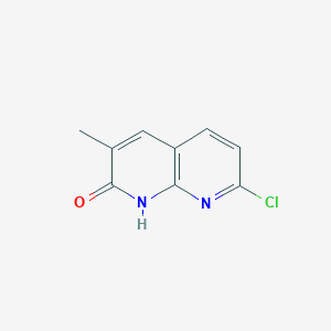 7-Chloro-3-methyl-1,8-naphthyridin-2(1H)-one