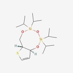 molecular formula C17H34O3SSi2 B15292822 (6aR,9aS)-2,2,4,4-Tetraisopropyl-6a,9a-dihydro-6H-thieno[3,2-f][1,3,5,2,4]trioxadisilocine 