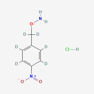 O-4-Nitrobenzylhydroxylamine-d6 Hydrochloride